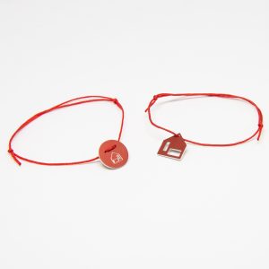 casa bracelet piros karkötő